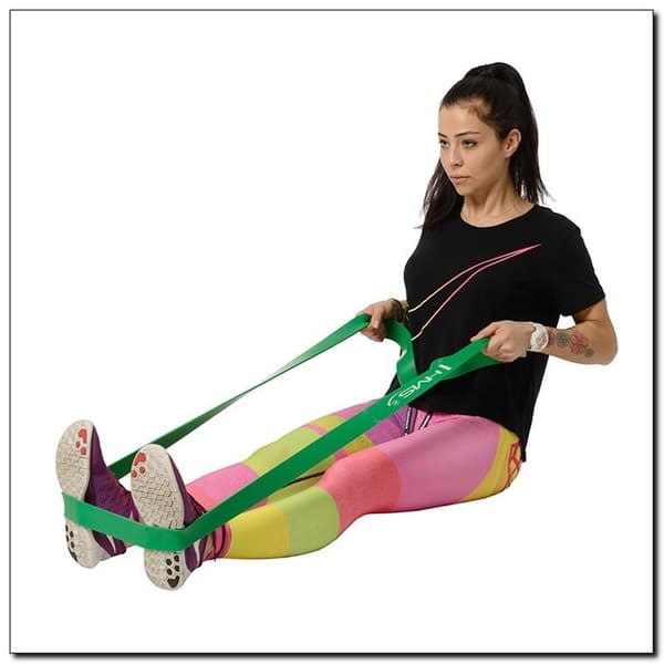 HMS Fitness GU05 SET träningsband Gummi Svart, Lila, Röd, Gul