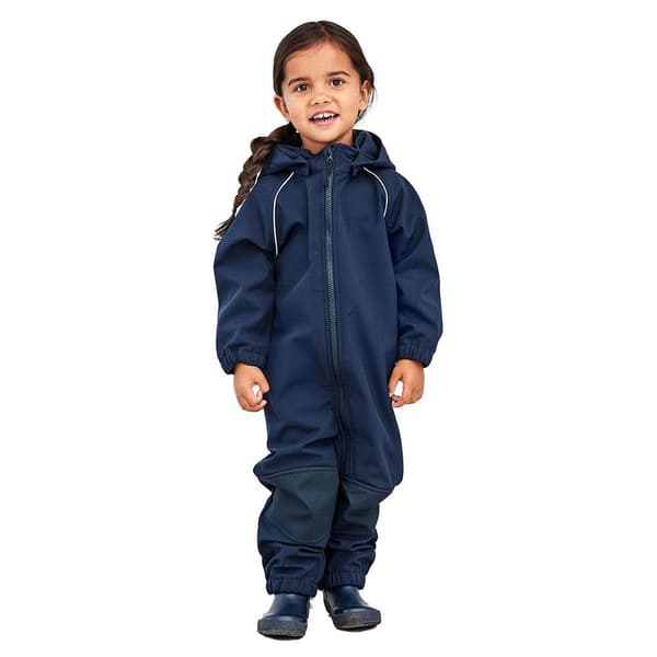 Name It Jumpsuit Alfa Softshell Solid Blå 24 Months