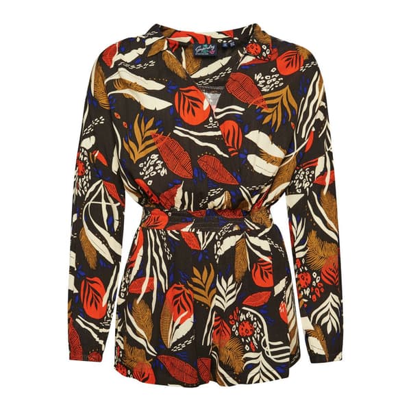 Superdry Romper Vintage Beach Svart L Kvinna