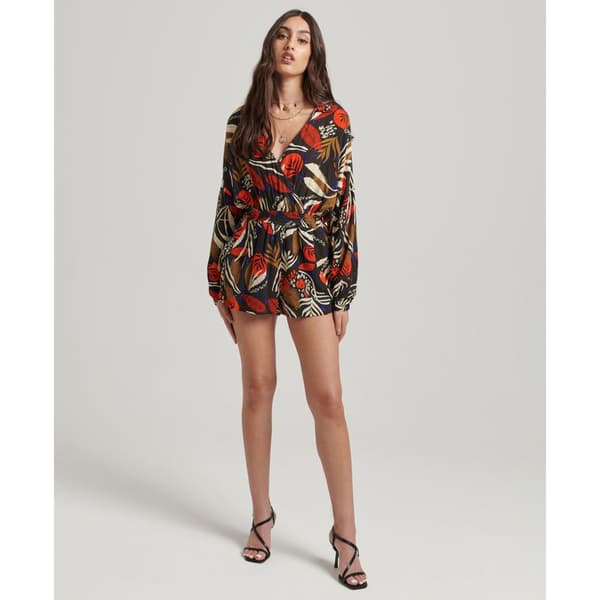 Superdry Romper Vintage Beach Svart L Kvinna