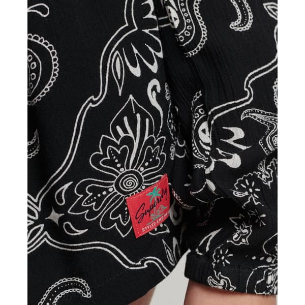 Superdry Romper Vintage Beach Svart 2XS Kvinna