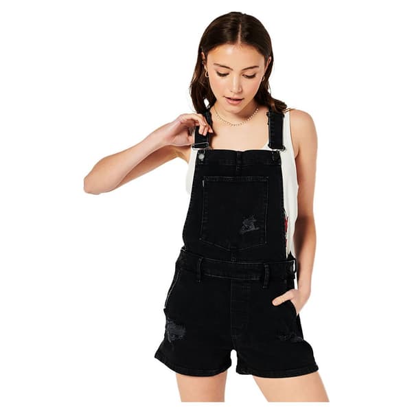 Superdry Shorts Vintage Dungaree Svart S Kvinna