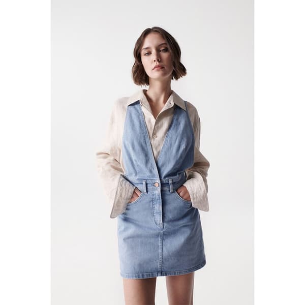 Salsa Jeans Romper Glamour Sininen 29 Nainen