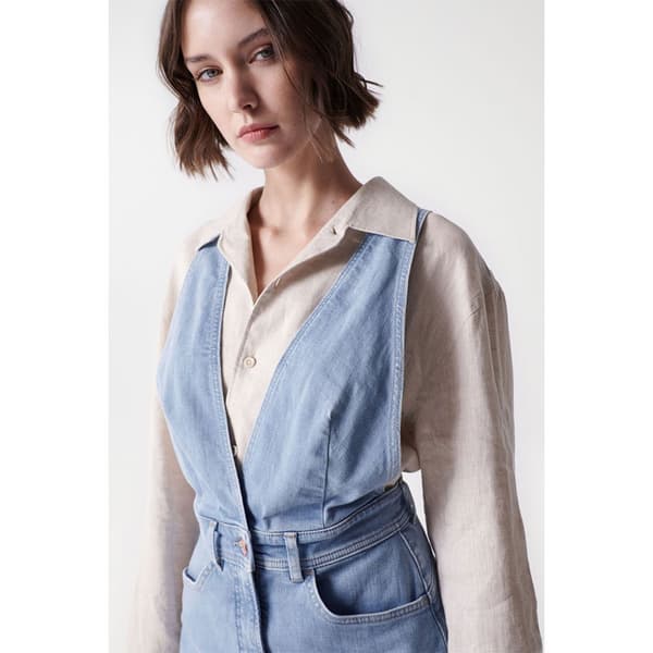 Salsa Jeans Romper Glamour Blå 30 Kvinde