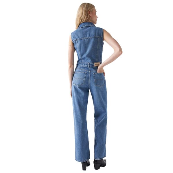 Salsa Jeans Jumpsuit Vintage Blå 30 / 32 Kvinna