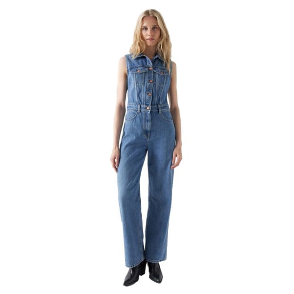 Salsa Jeans Haalari Vintage Sininen 30 / 32 Nainen