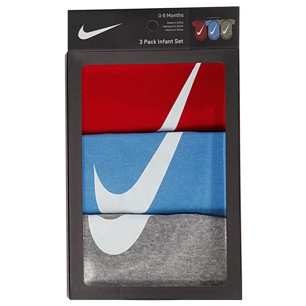 Nike Kids Kropp Swoosh 3 Par Flerfärgad 0-6 Months