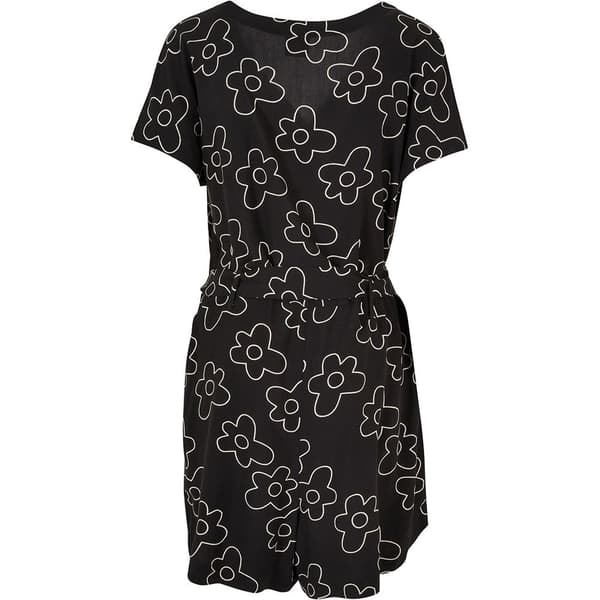 Urban Classics Jumpsuit Viscose Belt Sort S Kvinde