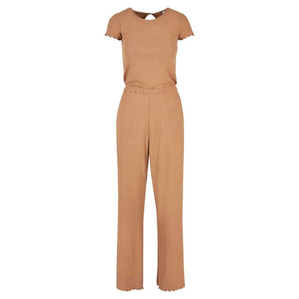 Urban Classics Jumpsuit Wide Brun S Kvinde