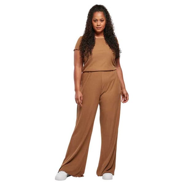 Urban Classics Jumpsuit Wide Brun M Kvinde