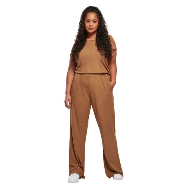 Urban Classics Jumpsuit Wide Brun M Kvinde