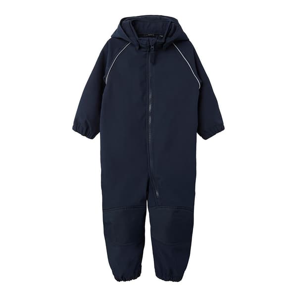 Name It Jumpsuit Alfa Softshell Solid Blå 4 Years