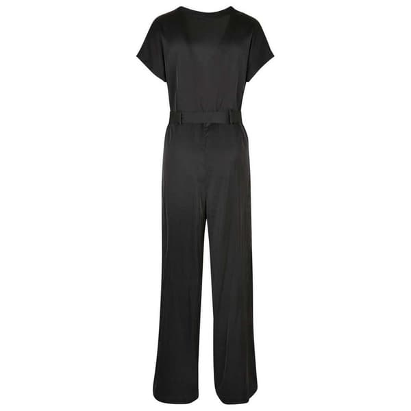 Urban Classics Jumpsuit Satin Wide Sort XS Kvinde
