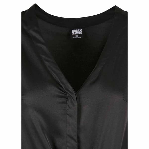 Urban Classics Jumpsuit Satin Wide Sort XS Kvinde
