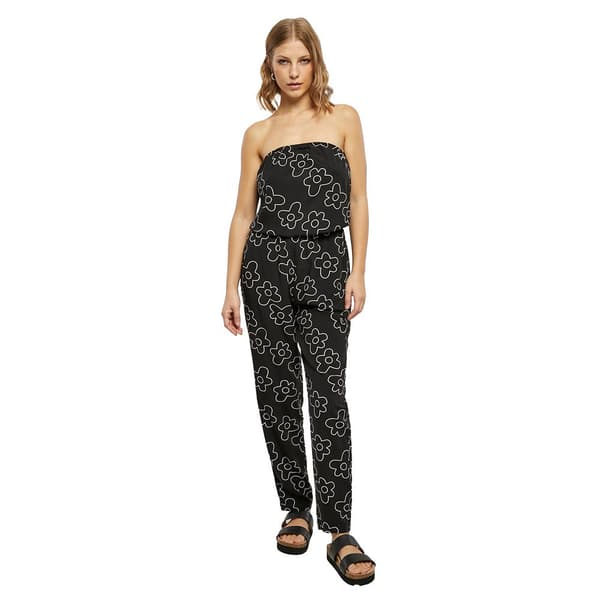 Urban Classics Jumpsuit Viscose Sort S Kvinde