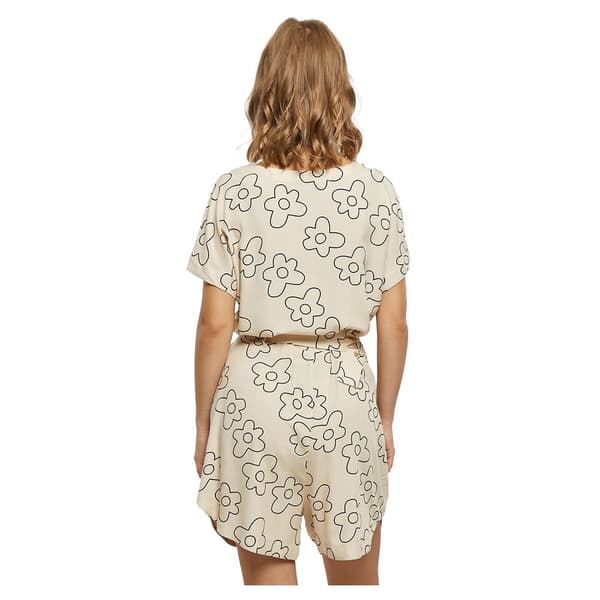 Urban Classics Jumpsuit Viscose Belt Beige S Kvinde