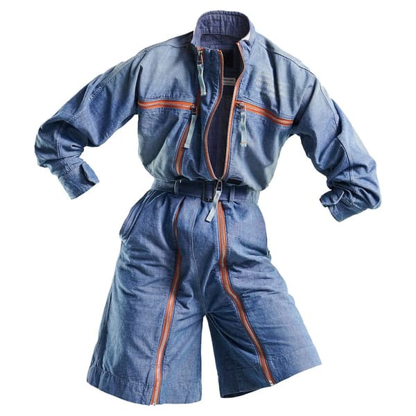 G-star Jumpsuit E Zipped Blå S Kvinde