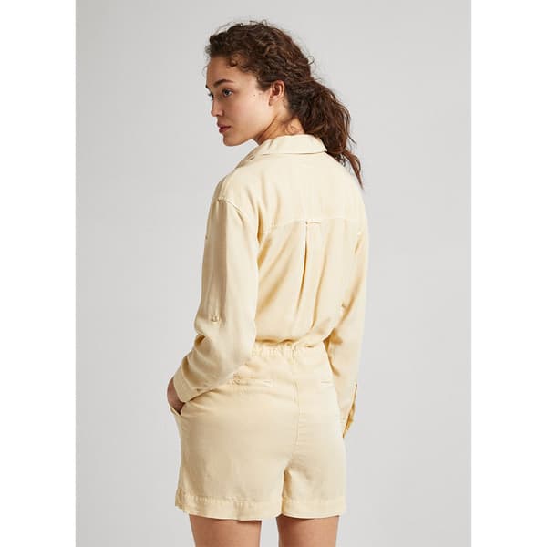 Pepe Jeans Romper Elison Beige S Kvinde