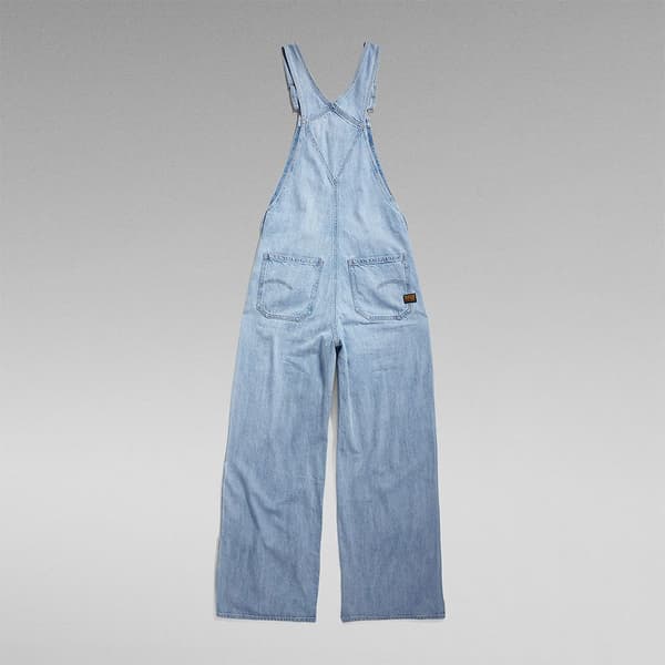G-star Jumpsuit Leg Dungaree Straight Fit Blå S Kvinde