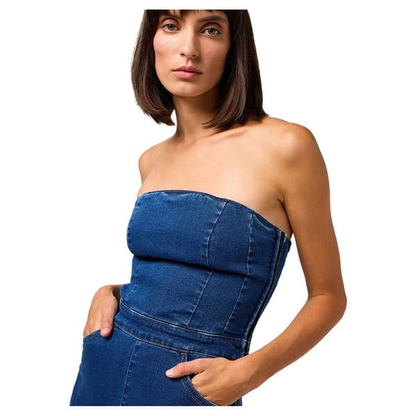 Wrangler Romper Corset Blå L Kvinde