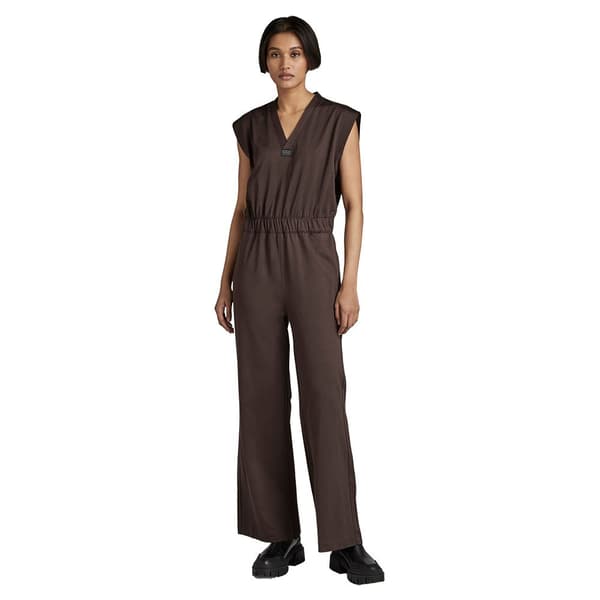 G-star Jumpsuit Wide Leg Brun L Kvinde