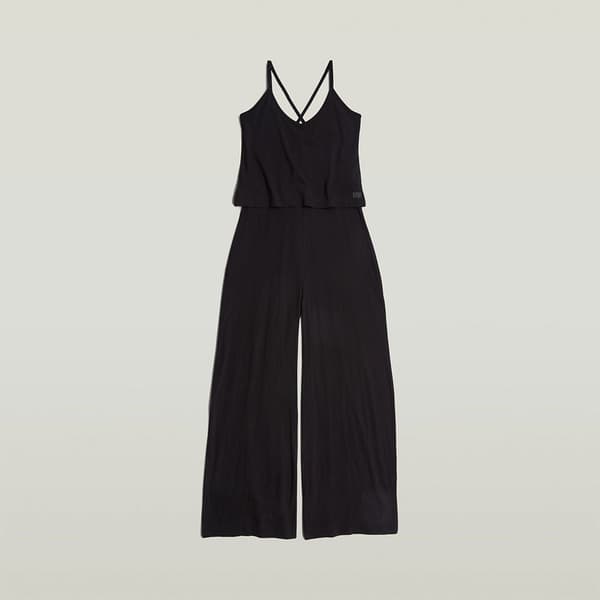 G-star Spaghetti Strap Loose Fit Heldragt Sort M Kvinde