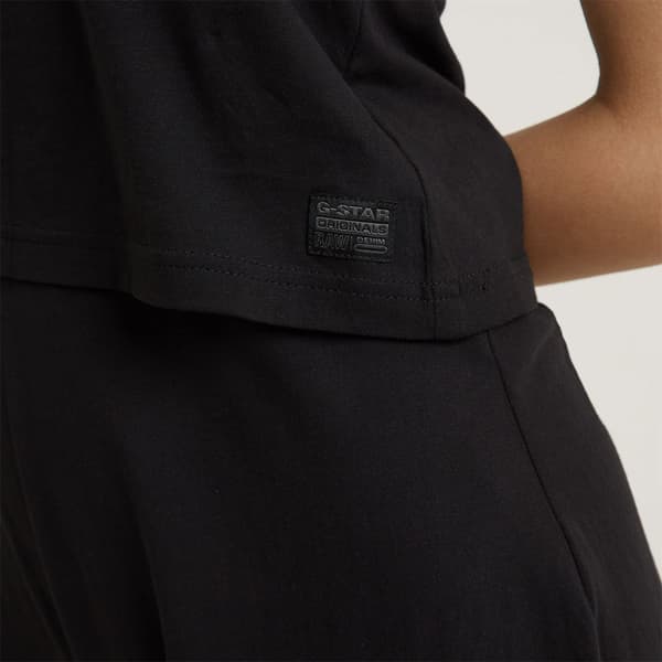 G-star Spaghetti Strap Loose Fit Heldragt Sort M Kvinde