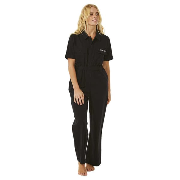 Rip Curl Holiday Boilersuit Coveral Heldragt Sort XS Kvinde
