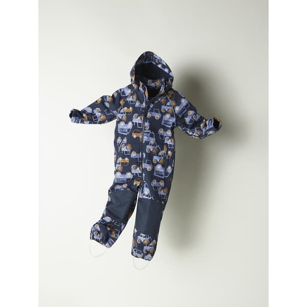 Name It Alfa08 Softshell Aop1 Mini Overall Blå 4 Years
