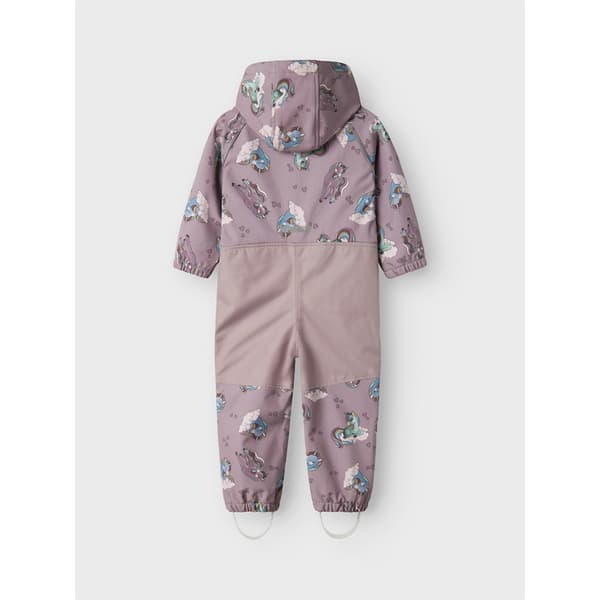Name It Alfa08 Softshell Aop1 Mini Heldragt Lilla 3 Years Pige