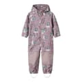 Miniatyrbillede 1 af 5: Name It Alfa08 Softshell Aop1 Mini Heldragt Lilla 7 Years Pige