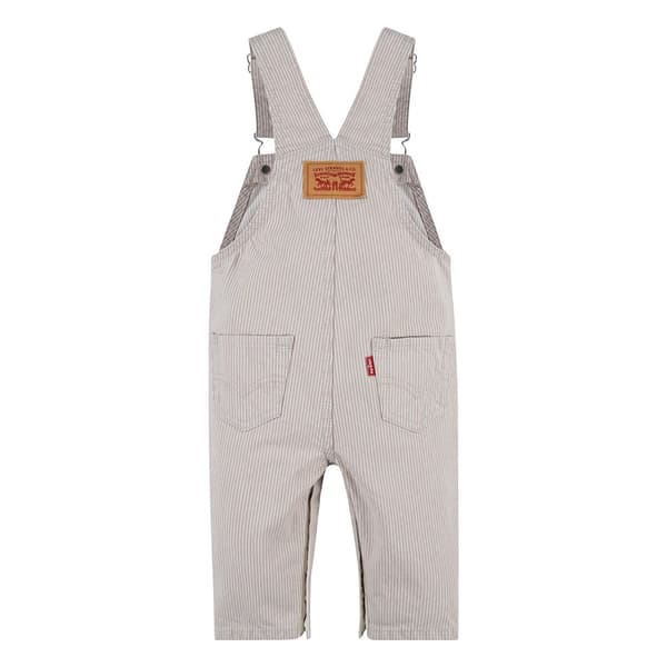 Levi´s ® Kids Railroad Stripe Playsuit Beige 3 Years