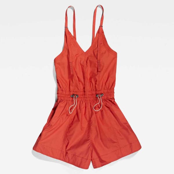 G-star Summer Playsuit Rød M Kvinde