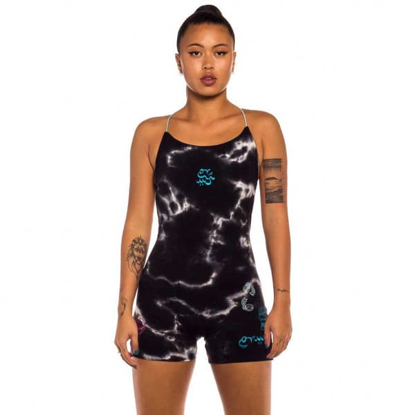 Grimey Day Dreamer Playsuit Sort M Kvinde
