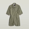 Miniatyrbillede 1 af 3: G-star Zip Playsuitleeve Playsuit Grøn XS Kvinde