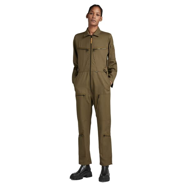 G-star E Multi Zip Winter Overall Grönt M Kvinna
