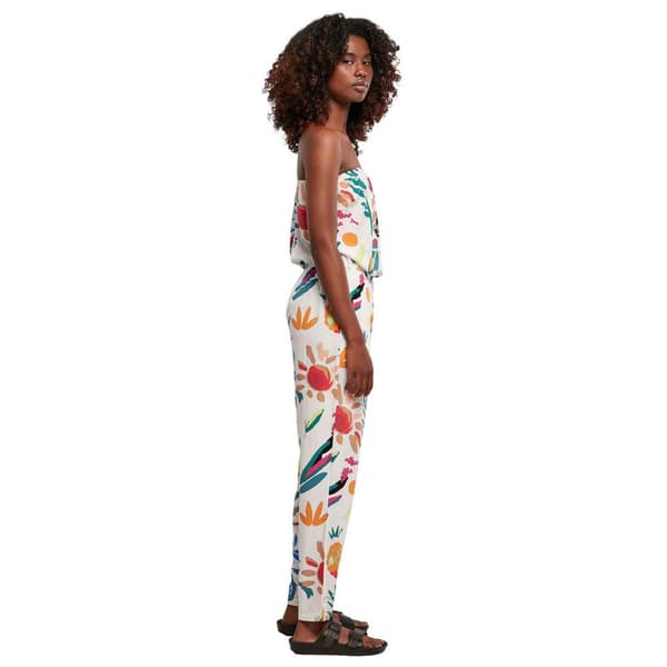 Urban Classics Viscose Bandeau Heldragt Hvid 3XL Kvinde