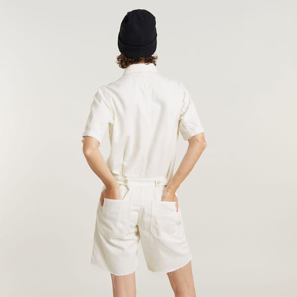 G-star Painter Playsuit Beige M Kvinde