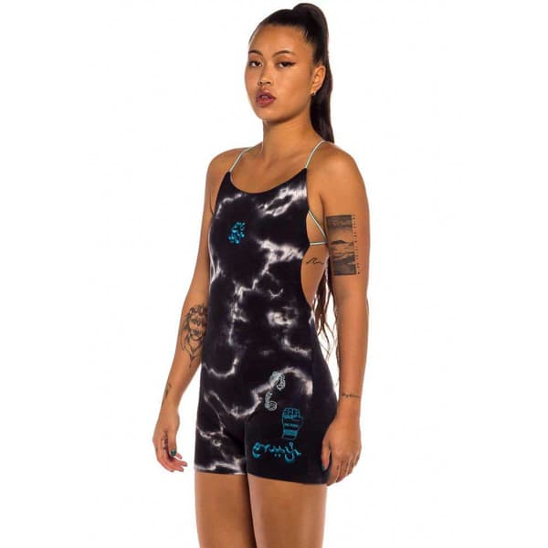 Grimey Day Dreamer Playsuit Sort S Kvinde