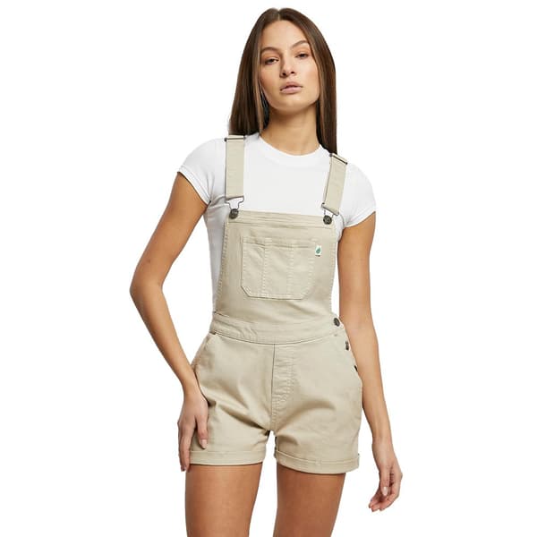 Urban Classics Organic Dungaree Playsuit Beige 5XL Kvinde