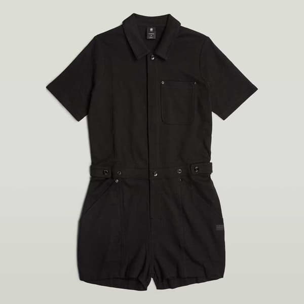 G-star Track Playsuit Playsuit Sort XS Kvinde