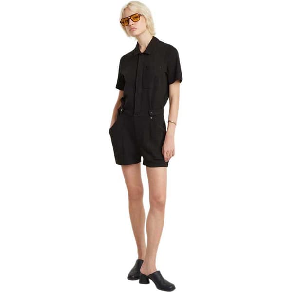 G-star Track Playsuit Playsuit Sort XS Kvinde