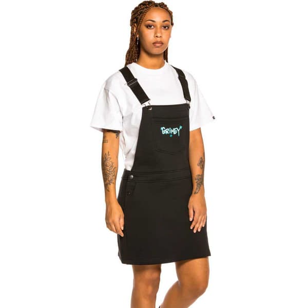 Grimey Gem Cutting Playsuit Sort M Kvinde