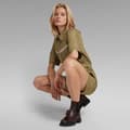 Miniatyrbillede 3 af 3: G-star Multi Zip Playsuit Grøn S Kvinde