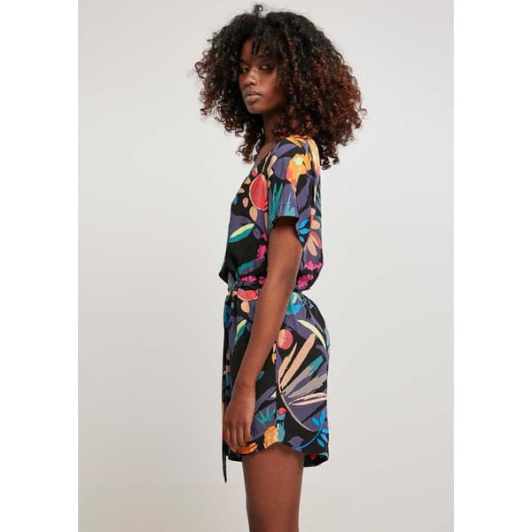 Urban Classics Viscose Playsuit Flerfarvet 4XL Kvinde
