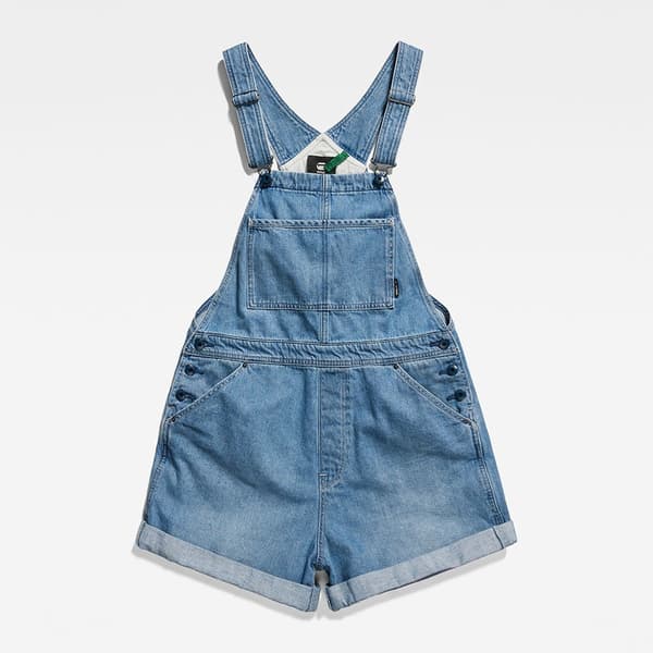 G-star Faeroes Playsuit Blå L Kvinde
