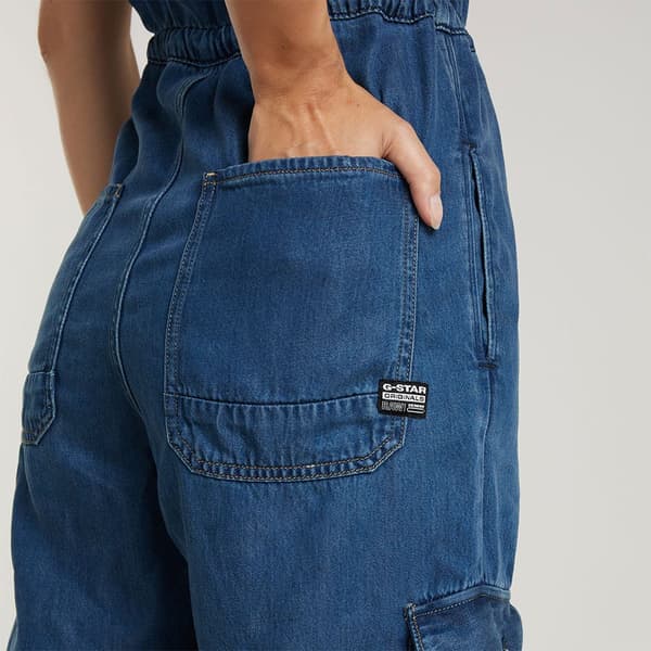G-star Soft Utility Overall Blå XL Kvinna