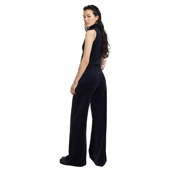 G-star Wide Leg Velvet Heldragt Blå M Kvinde