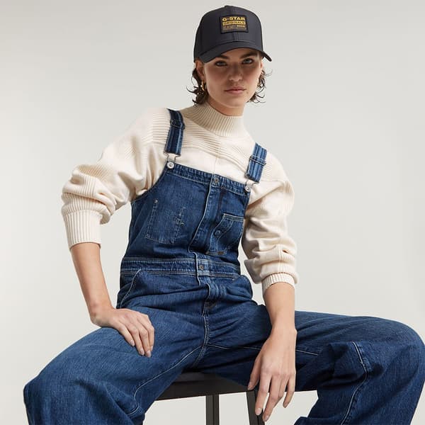 G-star Dungaree Heldragt Blå XS Kvinde