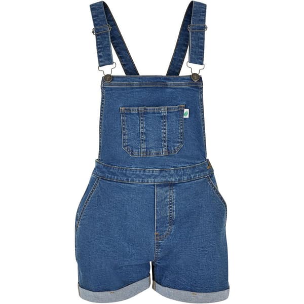 Urban Classics Organic Dungaree Playsuit Blå 2XL Kvinde